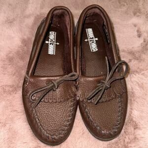 Minnetonka Moosehide Kilty Size 7